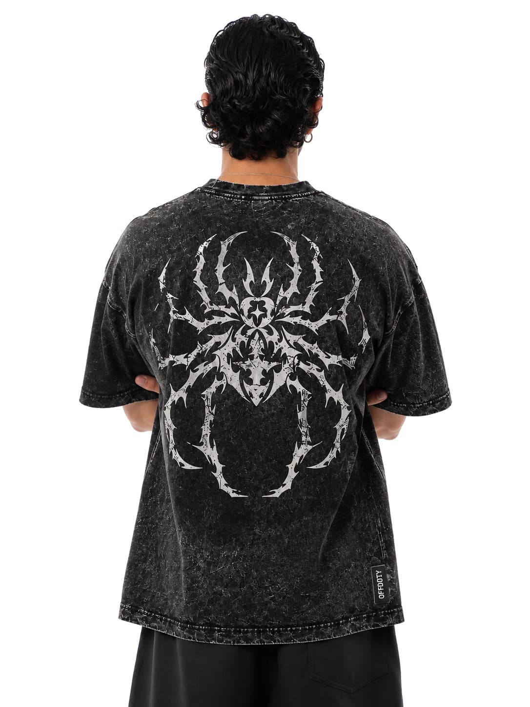 OFFDUTY Widow Back tee tribal spider studio product photo