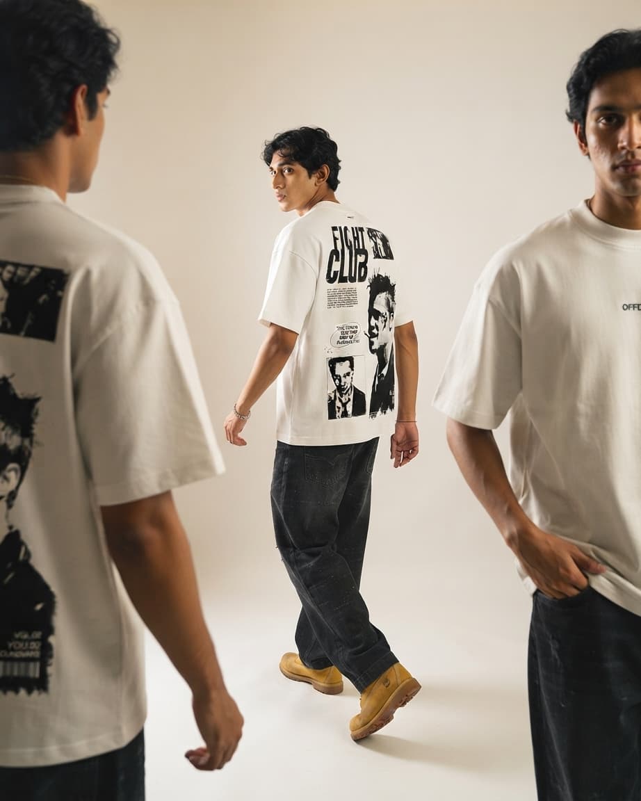 OFFDUTY VOL. 002 Soundwave Fight Club tee editorial — streetwear Pakistan