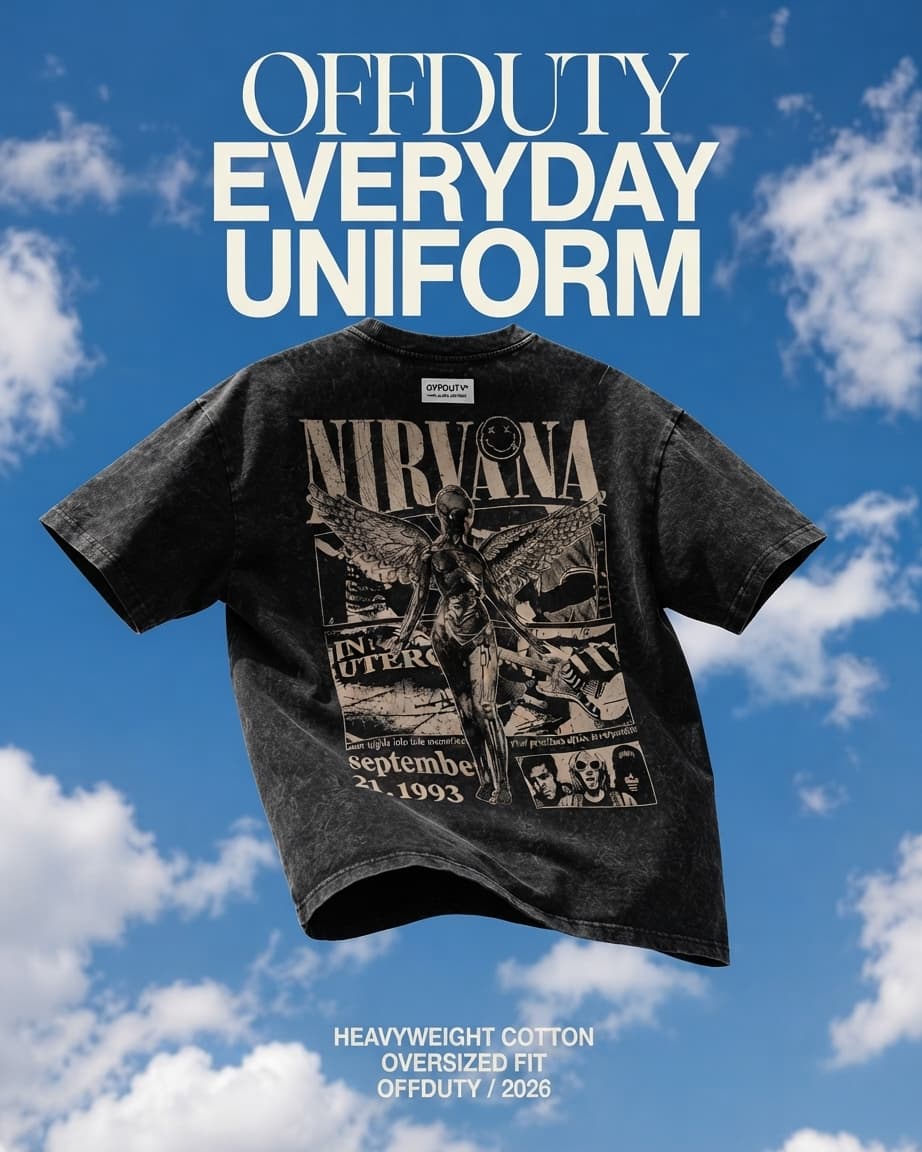 OFFDUTY In Utero Tee VOL. 002 Soundwave — streetwear Pakistan
